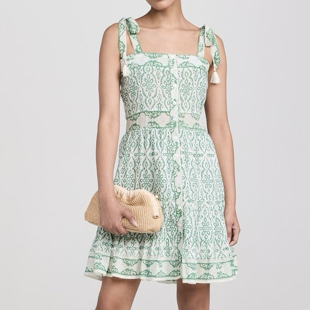 Bell By Alicia Bell Hillary Cotton Silk Blend Mini Dress Size XS